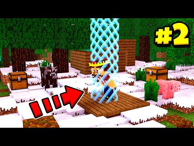 Зимнее ВЫЖИВАНИЕ НА ОДНОМ БЛОКЕ С АЧИВКАМИ #2 Майнкрафт! Minecraft Captive