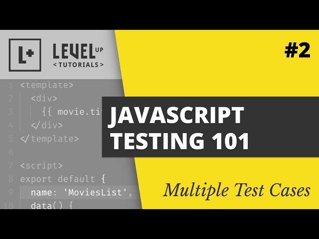 #2 Multiple Test Cases - JS Testing 101 with Jest