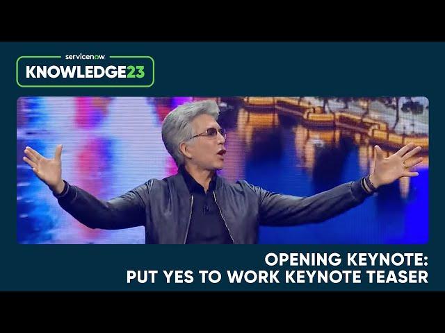 Keynote Teaser | Knowledge 2023