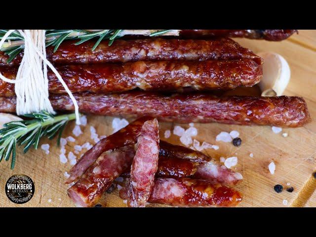 How to make real Cabanossi | Kabanos | Kabana | Polish dried and cured sausages | Kabanosy