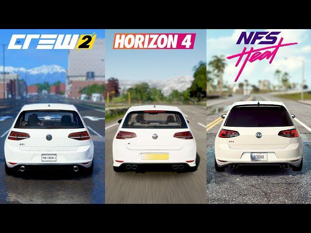 VOLKSWAGEN GOLF - Need For Speed HEAT vs Forza Horizon 4 vs The Crew 2