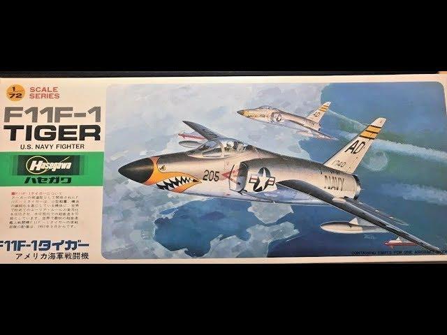 Hasegawa Grumman F 11F Tiger 1,72nd Scale In box review