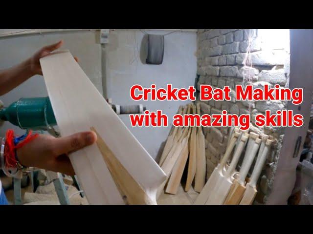 How a cricket bat is made | The Cricket Bat Making with amazing skills