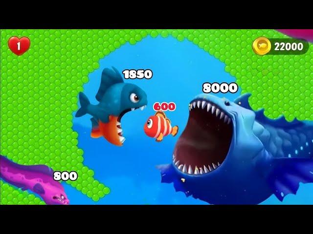 Fishdom Ads Mini Games Hungry Fish | New update [22.4] level Trailer video