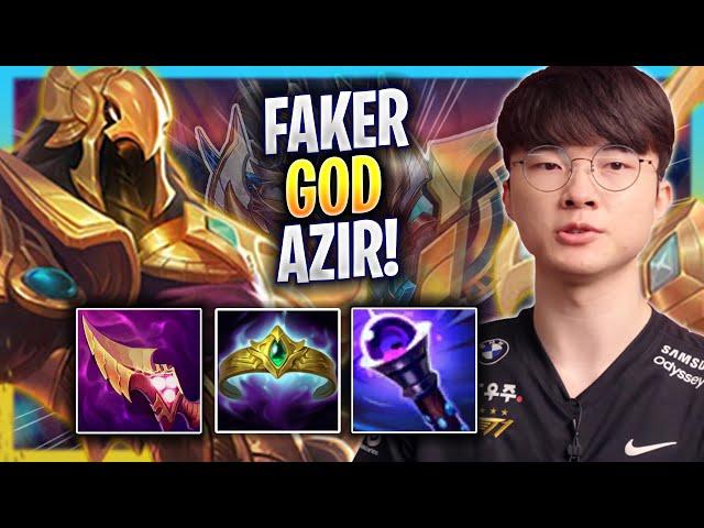 FAKER IS A GOD WITH AZIR! - T1 Faker Plays Azir MID vs Twisted Fate! | Bootcamp 2023