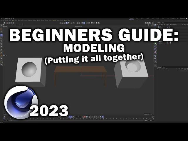 Cinema 4d 2023: Beginners Guide Pt 6 (Modeling)