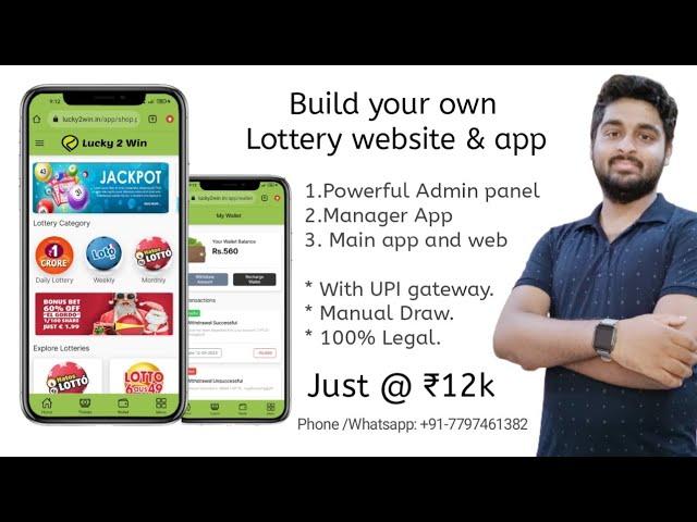 Create Lottery website | Lottery website development