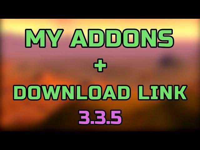 MY ADDONS 3.3.5 WARMANE + DOWNLOAD LINK (Plate buffs, Xperl, LoseControl) Wotlk Classic addons 2022