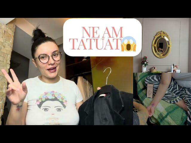 Daily Vlog | Ne am tatuat | Incepe curatenia pentru Craciun | Geanta mea de zi | Andreea Ciobanu