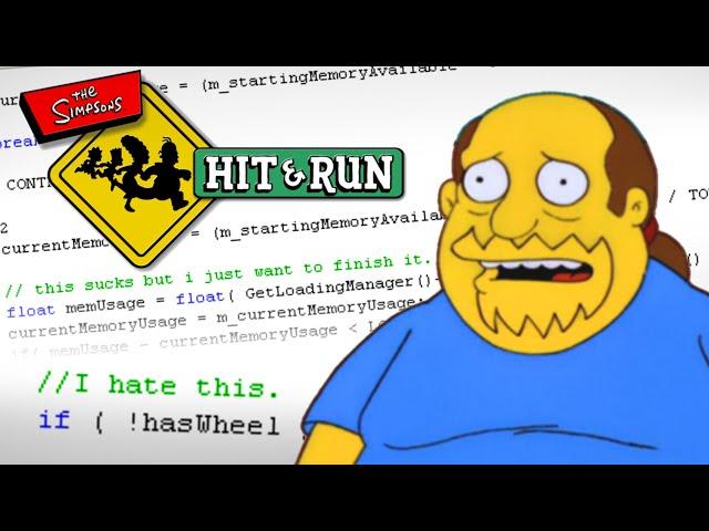 The Simpsons Hit & Run Source Code Comments, Read by Comic Book Guy