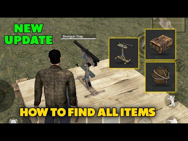 HOW TO FIND THE SHOTGUN TRAP IN Stranded Isle (New Update) - Stranded Isle Gameplay