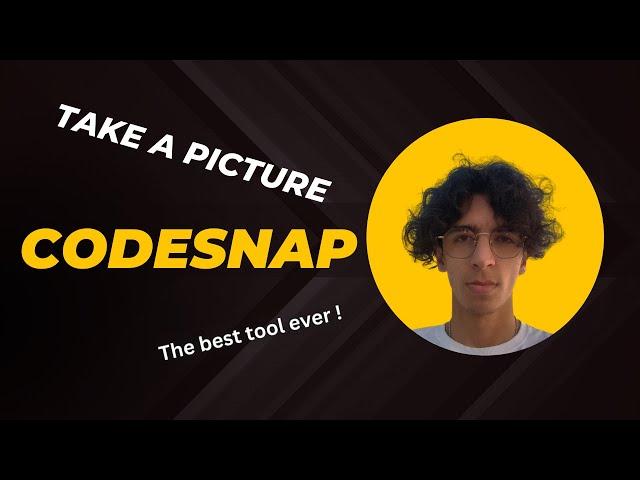 Take a picture from your code, the best tool ever, codesnap