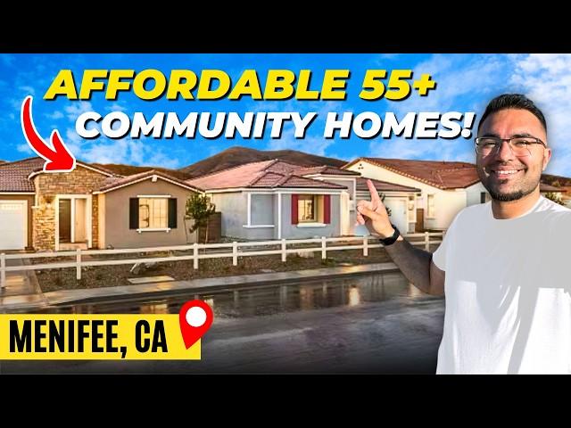 We Found the HOTTEST 55+ Community in MENIFEE California! | Southern California Home Tour!