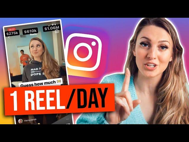 How To Easily Create A Reel a Day (8 minutes!)