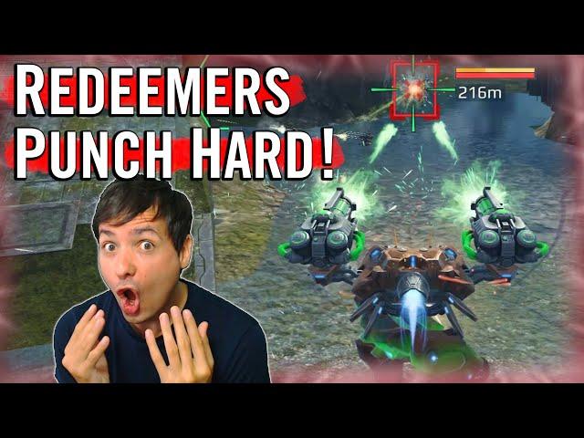 OMG! Never underestimate REDEEMERS! War Robots Gameplay