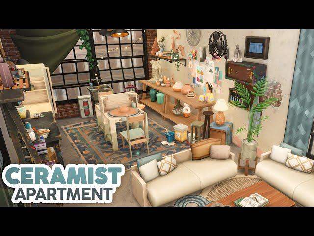 Ceramist Apartment // The Sims 4 Speed Build: Apartment Renovation