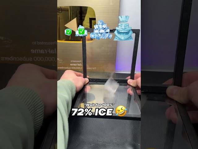 ElaFrame vs 100KG OF ICE! 