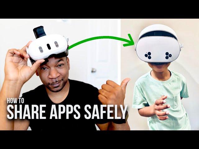 How to Share Apps with your kids!  Quest 3/3S Tutorial