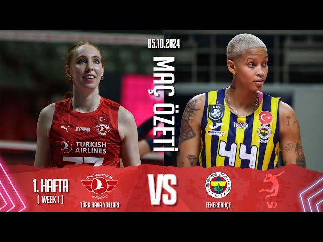 THY vs Fenerbahce Medicana | 2024-25 Turkish League Week 1