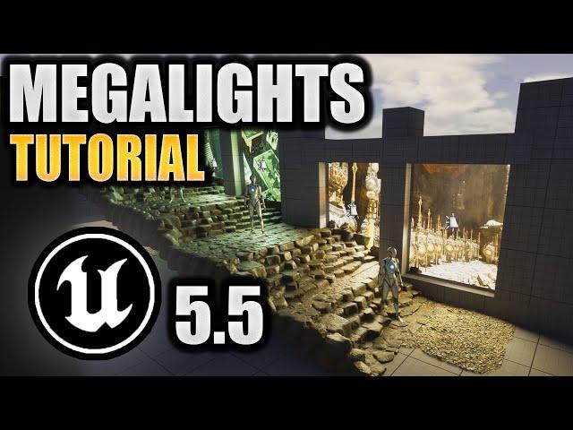 How To Use MegaLights Tutorial - Unreal Engine 5.5