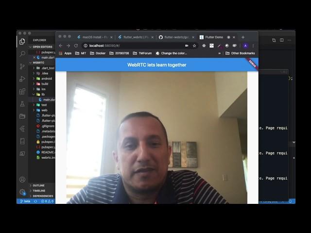 WebRTC Let's learn together (Flutter, GetUserMedia) - Part 1