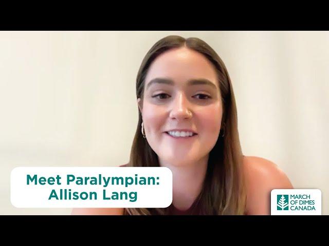 Meet Paralympian: Allison Lang