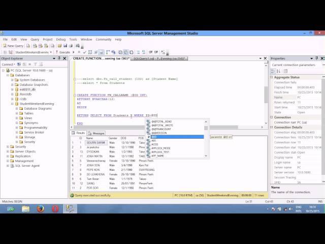 HOW TO CREATE FUNCTION IN SQL SERVER