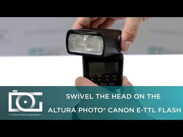 TUTORIAL | Swivel The Head On E-TTL Flash for CANON (AP-C1001) | By Altura Photo®