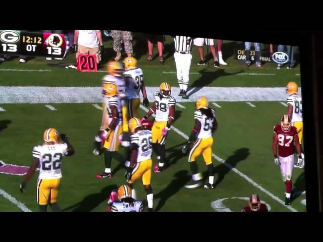 TRAMON WILLIAMS GETS HIT BY MIKE SELLERS