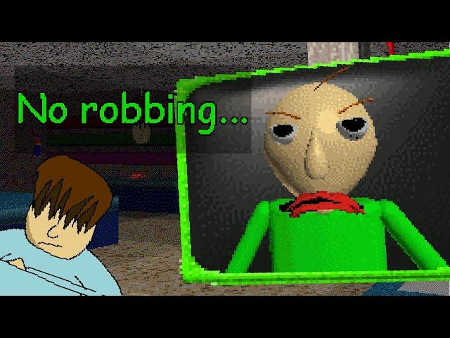 Robbing Johnny's Store in Baldi's Basics Plus v0.6??