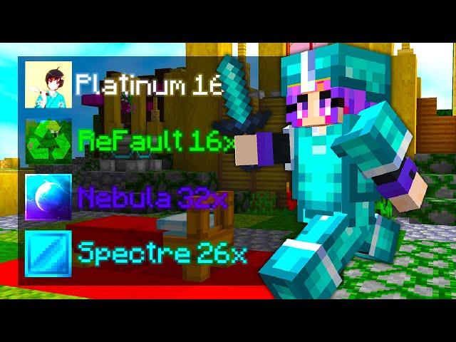 New MCPE PvP Texture Packs! (Minecraft Bedrock 1.21)