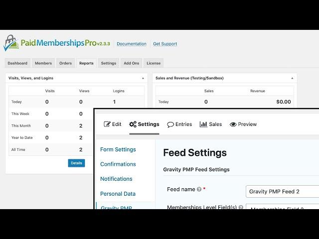 How to use Gravity Forms for Paid Memberships Pro Registrations