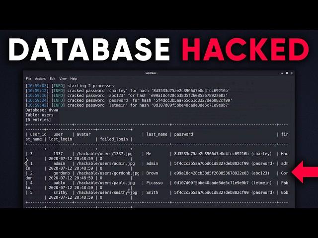 How To Hack ANY Database!