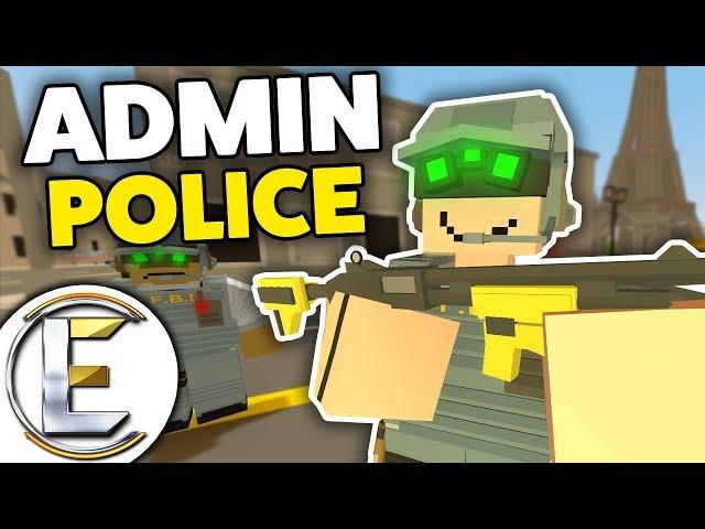 ADMIN FAKE POLICE - Unturned Roleplay (The FBI Caught Me Red Handed And Jailed Me For 20 Years)