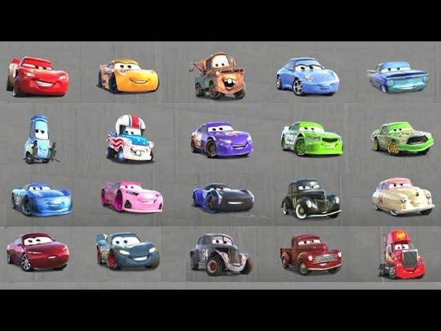 Cars 3 - All Characters Unlocked (Gameplay With All Cars)