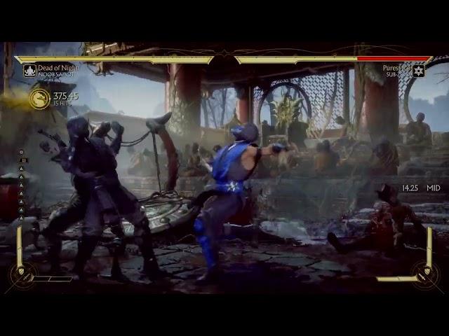 MK11 Noob Saibot easy 40% damage combos