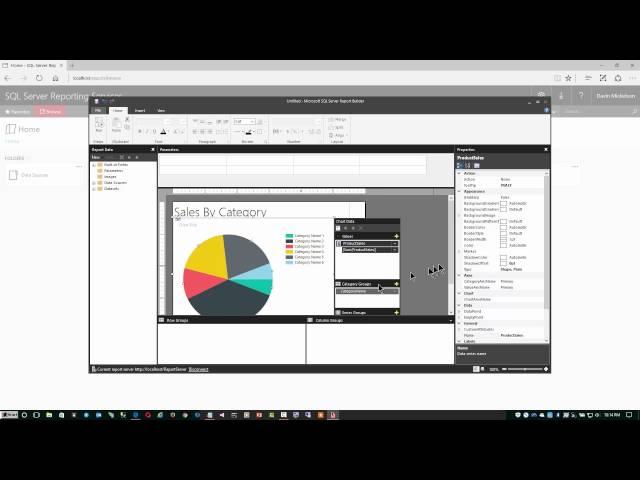 SSRS Report Builder Tutorial: Using the Chart Wizard
