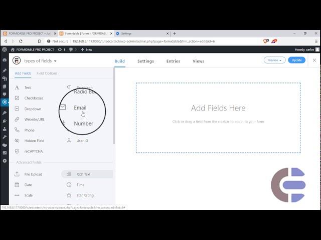 Formidable Form Fields for WordPress