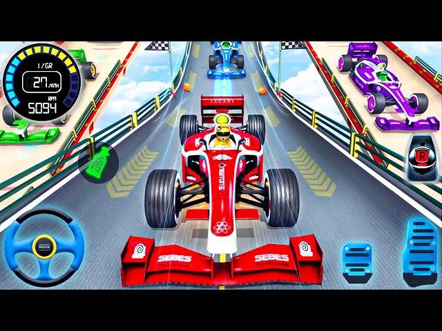 Formula Car Stunts Racing Simulator 2022 - Impossible Mega Ramp Car 3D - Android GamePlay