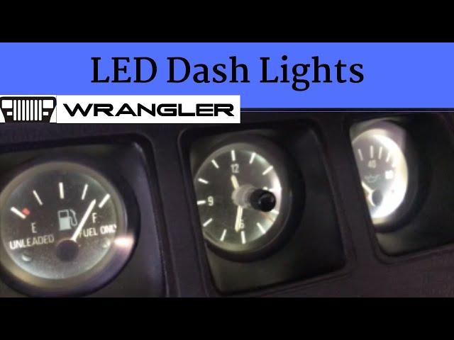 Jeep YJ LED Dash Lights