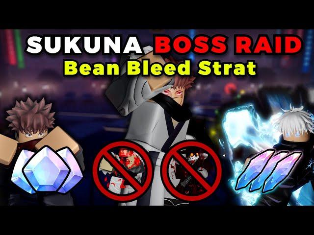 SUKUNA BOSS RAID WITH BEAN STRAT | Anime Vanguards