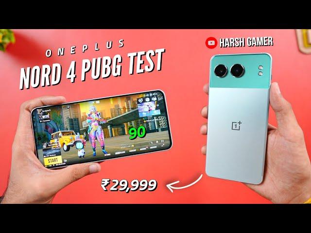 OnePlus Nord 4 Pubg Test With FPS Meter : Watch Before You Buy!