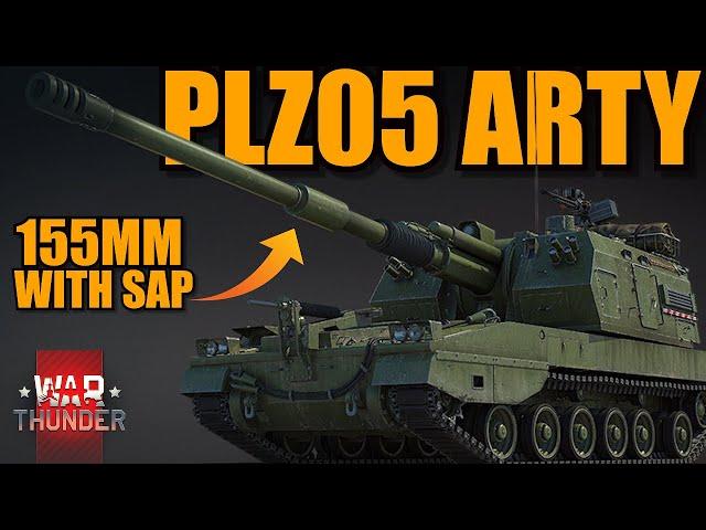 PLZ-05! NEW CHINESE ARTY that has SAP rounds in the 155mm and a LASER RANGE FINDER! - War Thunder