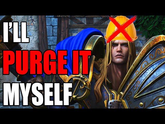 I Tried Not Building ANYTHING in Warcraft 3 - Human Campaign