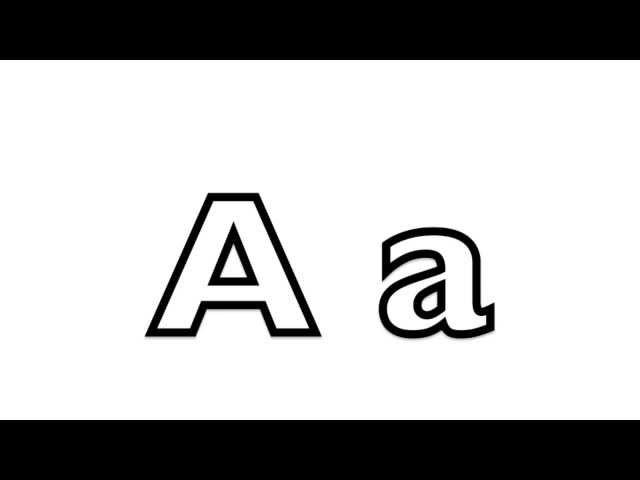 L'alphabet en Anglais et prononciation