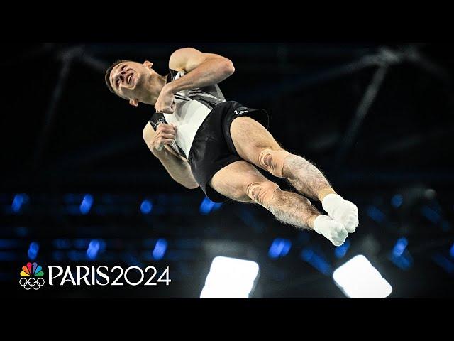 Ivan Litvinovich secures UNPRECEDENTED second consecutive trampoline gold medal | Paris Olympics