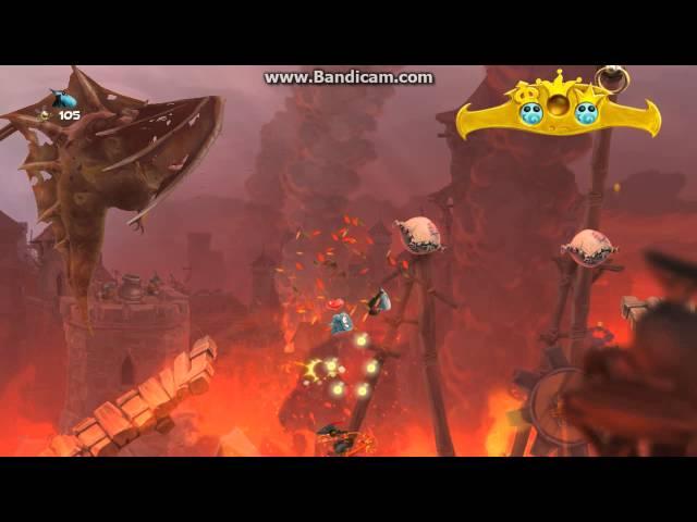 Rayman Legends (Ур. 1-7) Тот, кто дышит огнем (Как собрать всех люмов)