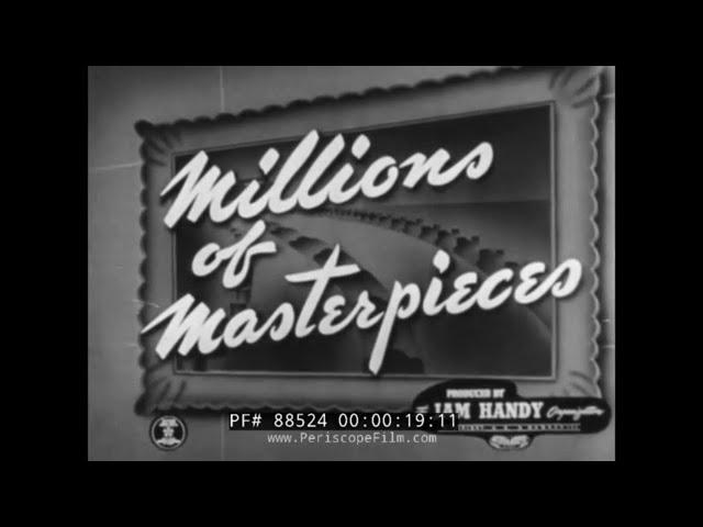 " MILLIONS OF MASTERPIECES" 1948 CHEVROLET AUTOMOBILE ASSEMBLY LINE PROMO MOVIE  88524