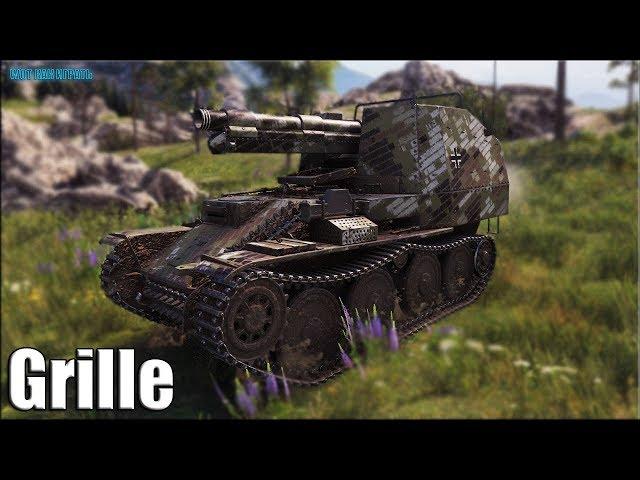 Арта 5 лвл Гриль ТАЩИТ БОЙ  World of Tanks Grille