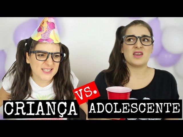 CRIANÇA VS. ADOLESCENTE DO ANIVERSÁRIO! - Roberta Pupi